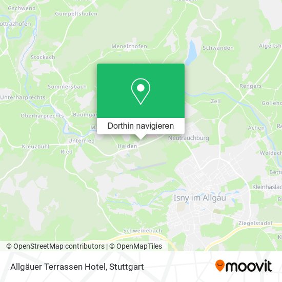 Allgäuer Terrassen Hotel Karte