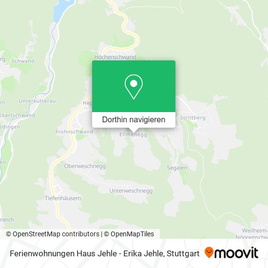 Ferienwohnungen Haus Jehle - Erika Jehle Karte