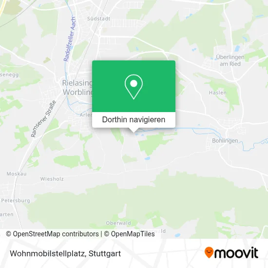 Wohnmobilstellplatz Karte