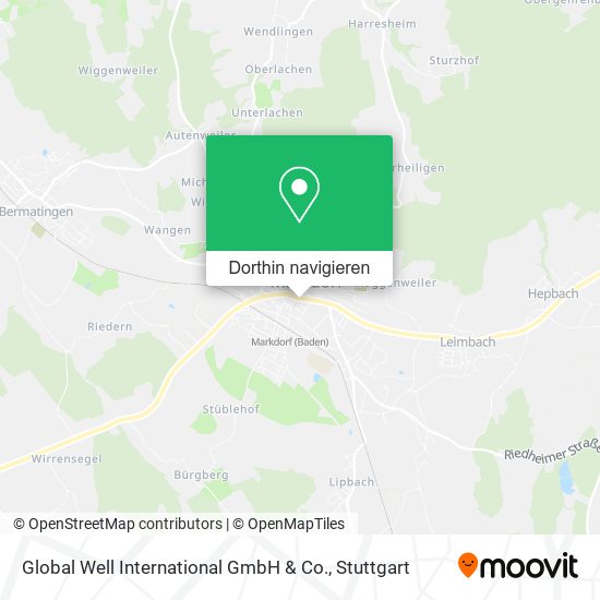 Global Well International GmbH & Co. Karte