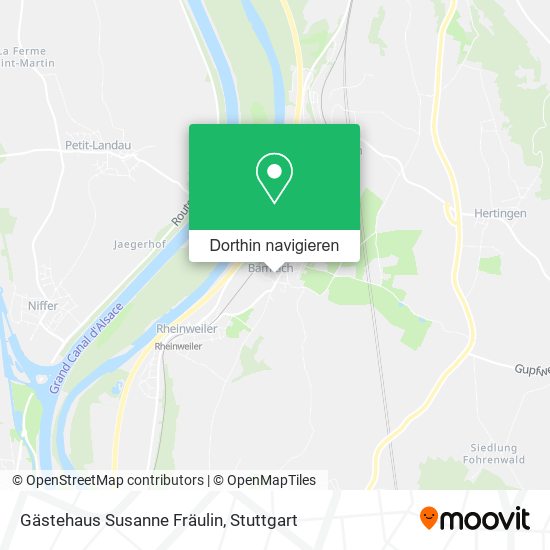 Gästehaus Susanne Fräulin Karte