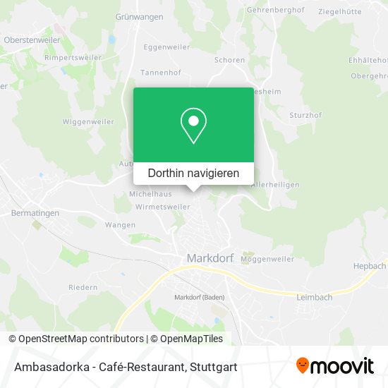 Ambasadorka - Café-Restaurant Karte