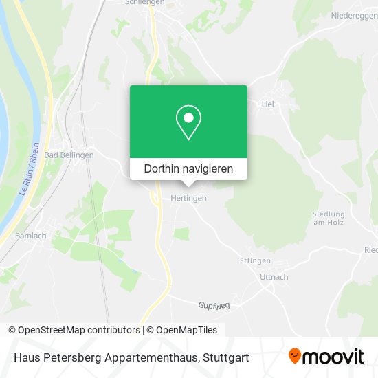 Haus Petersberg Appartementhaus Karte