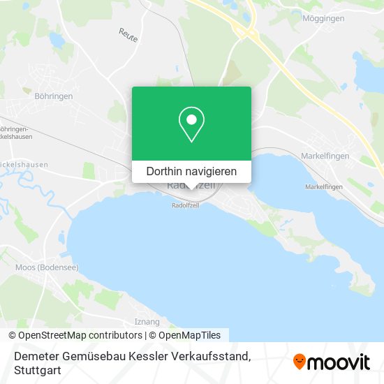 Demeter Gemüsebau Kessler Verkaufsstand Karte