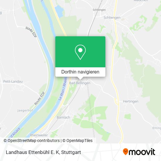 Landhaus Ettenbühl E. K Karte
