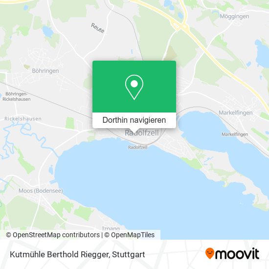 Kutmühle Berthold Riegger Karte