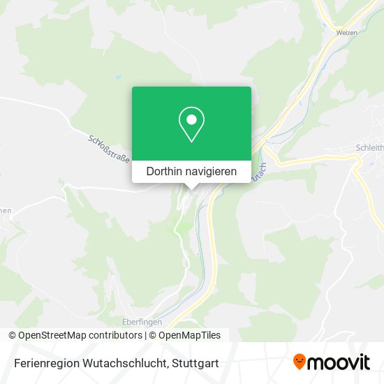 Ferienregion Wutachschlucht Karte