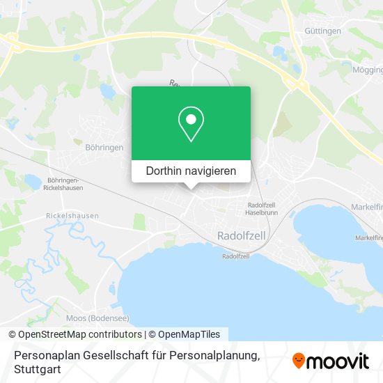 Personaplan Gesellschaft für Personalplanung Karte