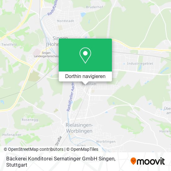 Bäckerei Konditorei Sernatinger GmbH Singen Karte