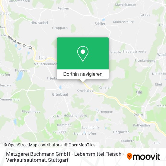 Metzgerei Buchmann GmbH - Lebensmittel Fleisch - Verkaufsautomat Karte