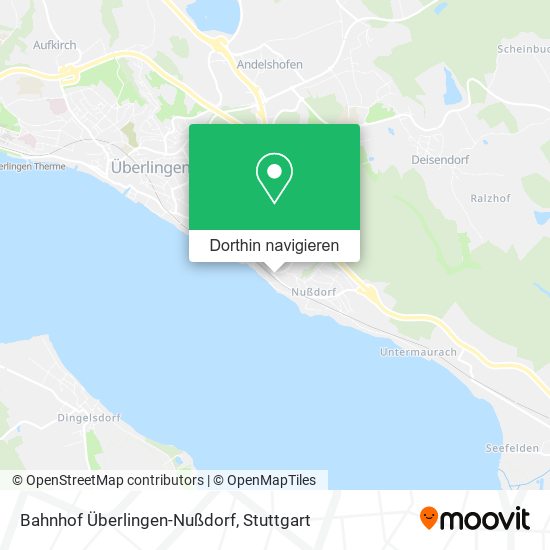 Bahnhof Überlingen-Nußdorf Karte