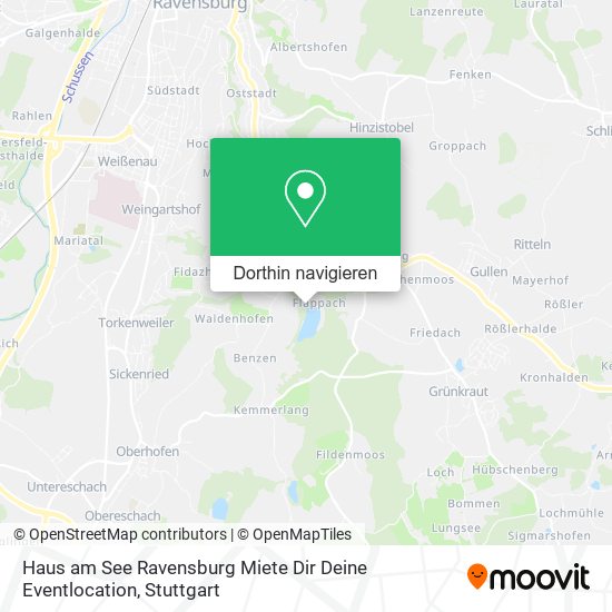 Haus am See Ravensburg Miete Dir Deine Eventlocation Karte