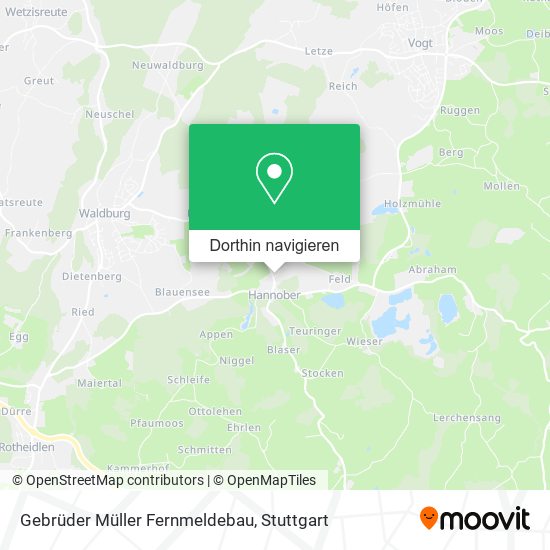Gebrüder Müller Fernmeldebau Karte