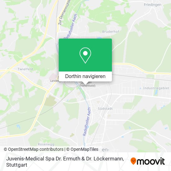 Juvenis-Medical Spa Dr. Ermuth & Dr. Löckermann Karte