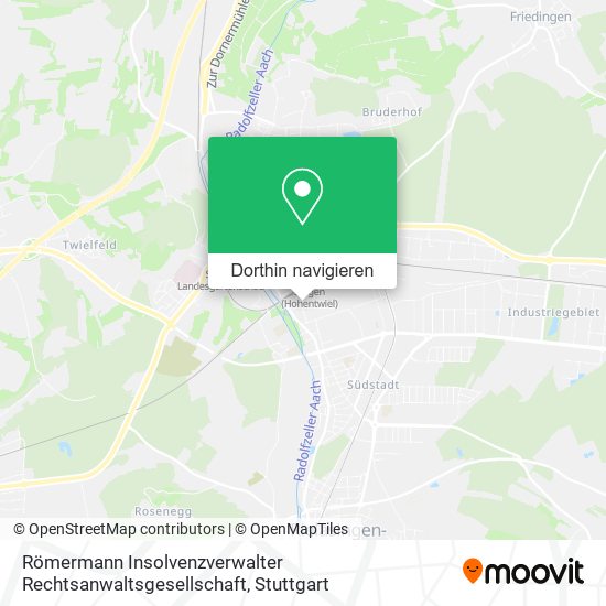 Römermann Insolvenzverwalter Rechtsanwaltsgesellschaft Karte