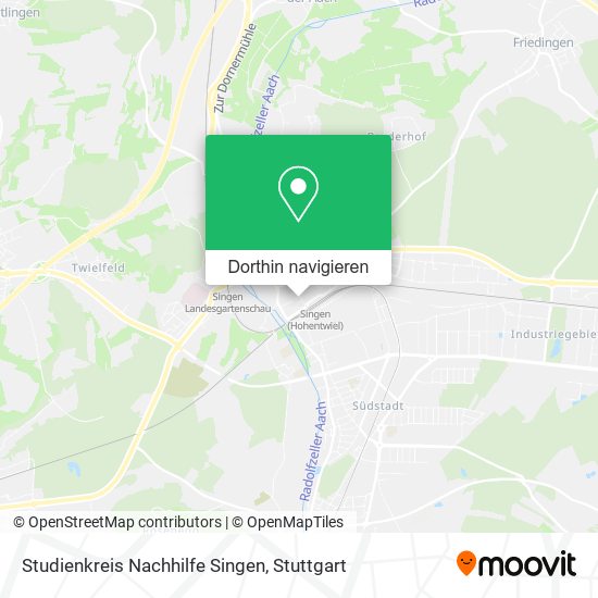 Studienkreis Nachhilfe Singen Karte