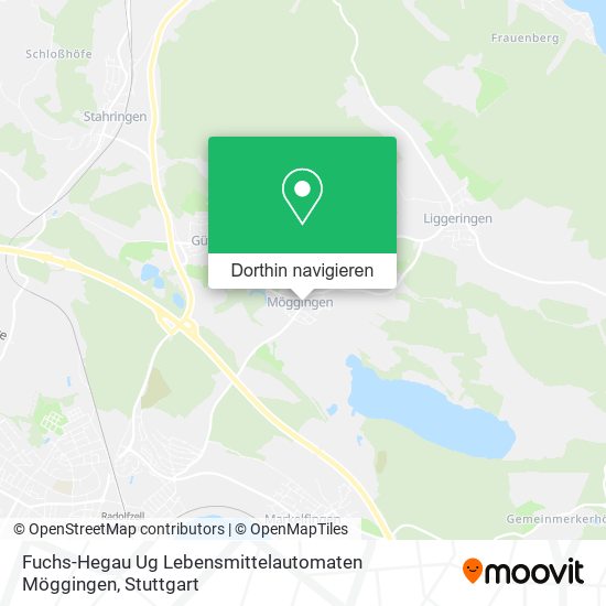 Fuchs-Hegau Ug Lebensmittelautomaten Möggingen Karte