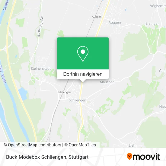 Buck Modebox Schliengen Karte