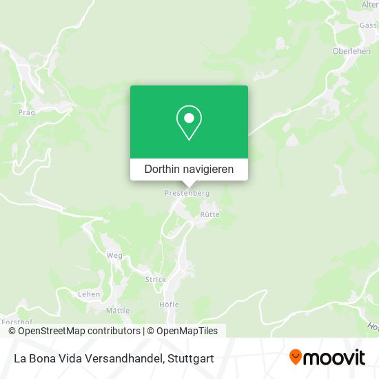 La Bona Vida Versandhandel Karte