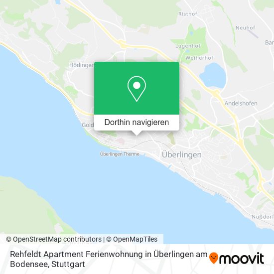 Rehfeldt Apartment Ferienwohnung in Überlingen am Bodensee Karte