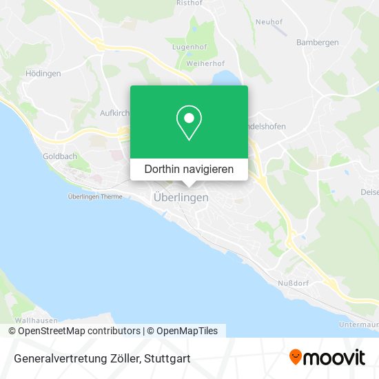 Generalvertretung Zöller Karte