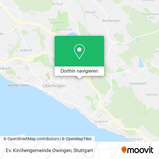 Ev. Kirchengemeinde Owingen Karte