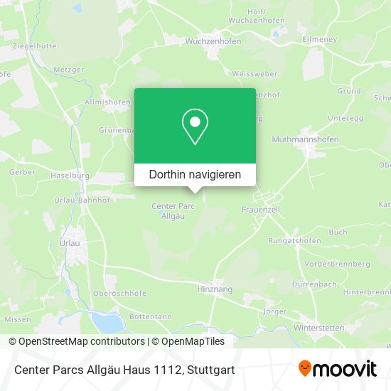 Center Parcs Allgäu Haus 1112 Karte
