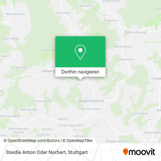 Steidle Anton Oder Norbert Karte