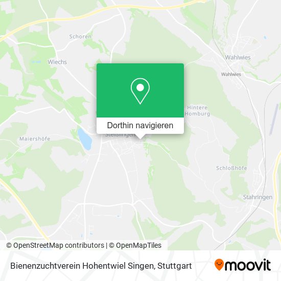 Bienenzuchtverein Hohentwiel Singen Karte