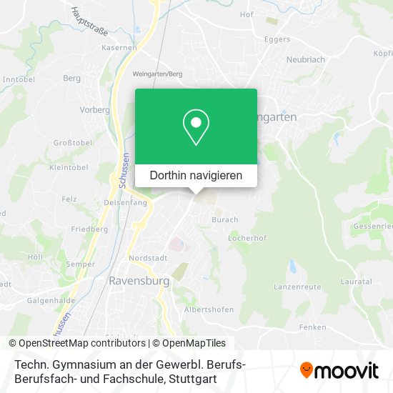 Techn. Gymnasium an der Gewerbl. Berufs-Berufsfach- und Fachschule Karte