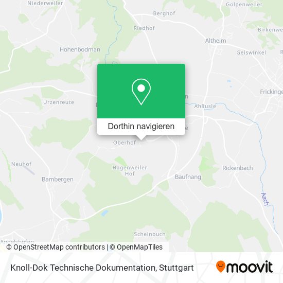 Knoll-Dok Technische Dokumentation Karte