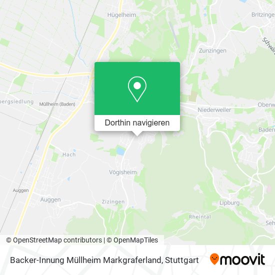 Backer-Innung Müllheim Markgraferland Karte