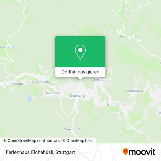 Ferienhaus Eichehüsli Karte