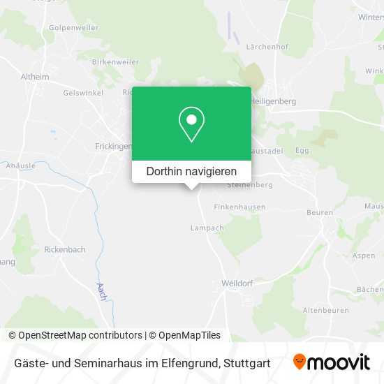 Gäste- und Seminarhaus im Elfengrund Karte