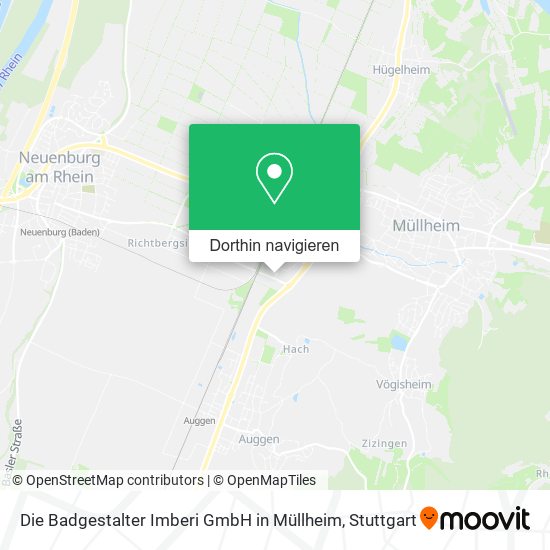 Die Badgestalter Imberi GmbH in Müllheim Karte
