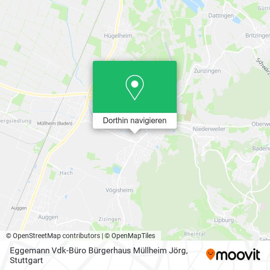 Eggemann Vdk-Büro Bürgerhaus Müllheim Jörg Karte