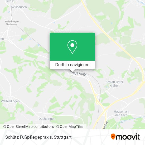 Schütz Fußpflegepraxis Karte