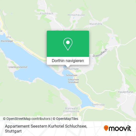 Appartement Seestern Kurhotel Schluchsee Karte