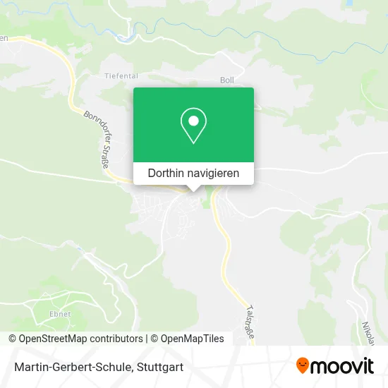 Martin-Gerbert-Schule Karte