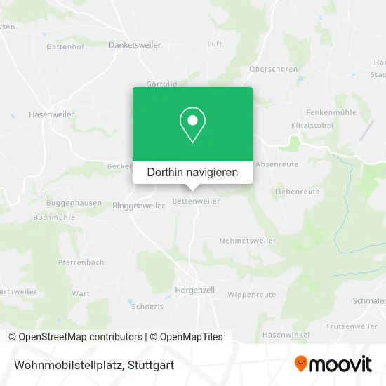 Wohnmobilstellplatz Karte
