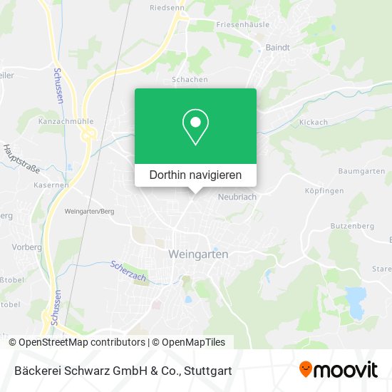 Bäckerei Schwarz GmbH & Co. Karte