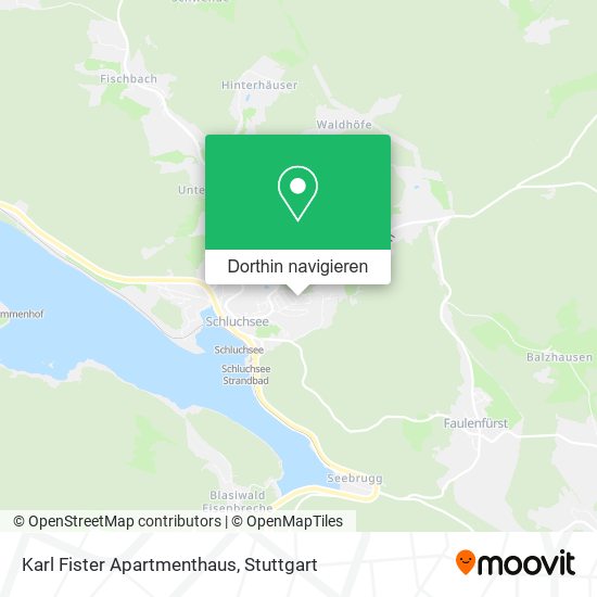 Karl Fister Apartmenthaus Karte