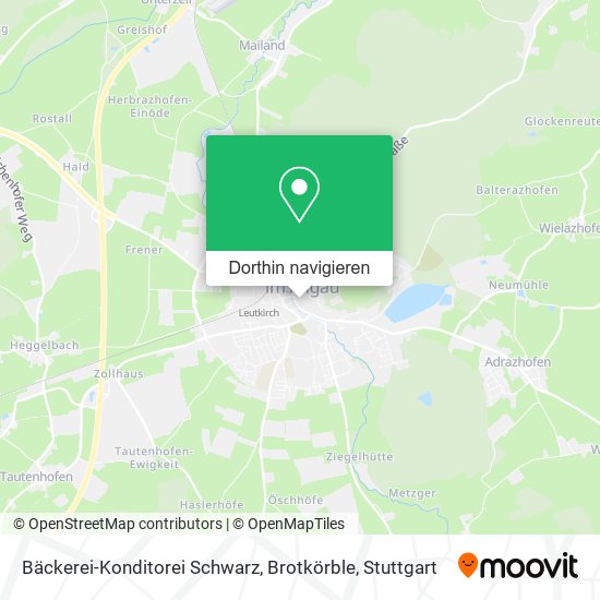 Bäckerei-Konditorei Schwarz, Brotkörble Karte