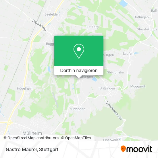 Gastro Maurer Karte