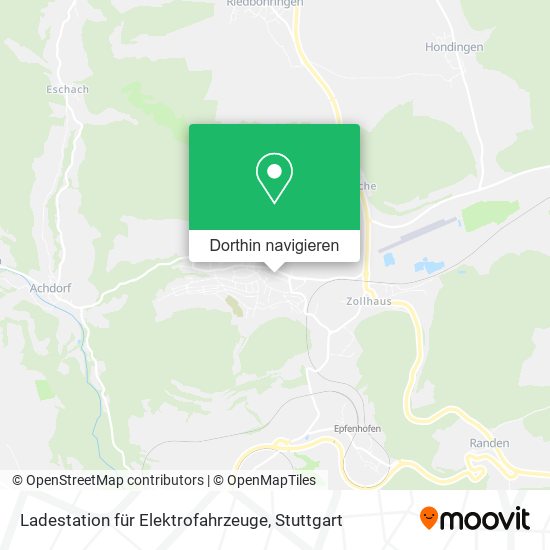 Ladestation für Elektrofahrzeuge Karte