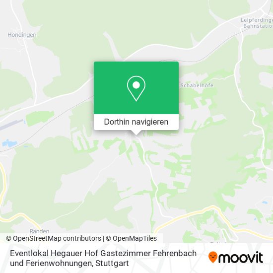 Eventlokal Hegauer Hof Gastezimmer Fehrenbach und Ferienwohnungen Karte