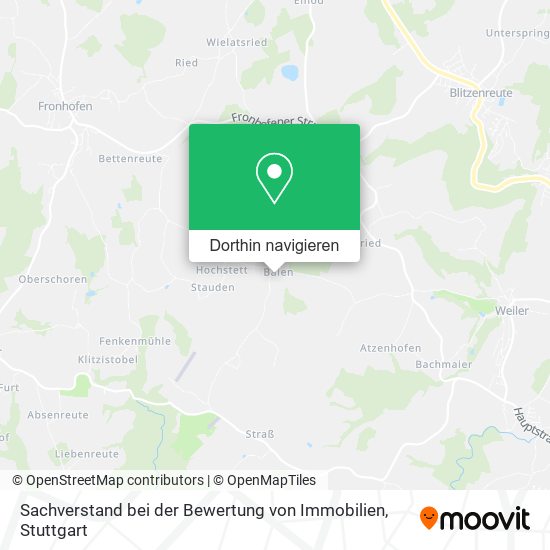 Sachverstand bei der Bewertung von Immobilien Karte
