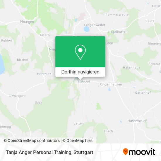 Tanja Anger Personal Training Karte