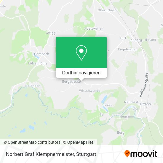 Norbert Graf Klempnermeister Karte