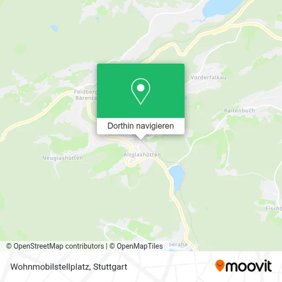 Wohnmobilstellplatz Karte